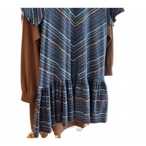 NEW PROJECT ADAMO women's gem bundle dress in blue